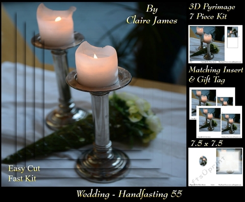 Tying The Knot 55 - Weddings & Handfastings - Pyrimage/pyramid + Matching Insert & Tag 