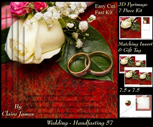 Tying The Knot 57 - Weddings & Handfastings - Pyrimage/pyramid + Matching Insert & Tag 