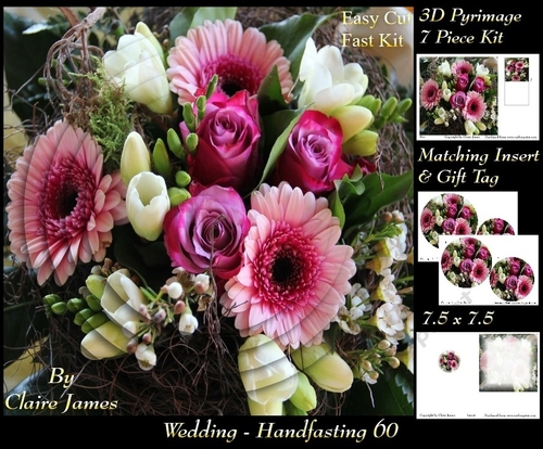Tying The Knot 60 - Weddings & Handfastings - Pyrimage/pyramid + Matching Insert & Tag 