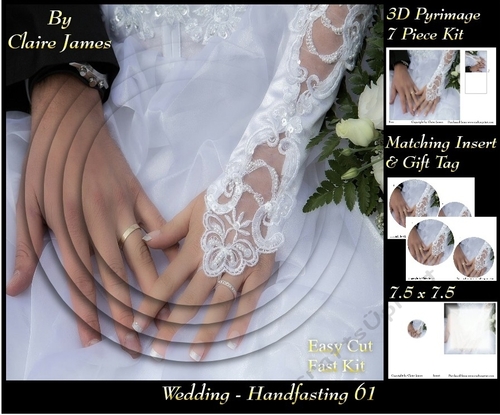 Tying The Knot 61 - Weddings & Handfastings - Pyrimage/pyramid + Matching Insert & Tag 