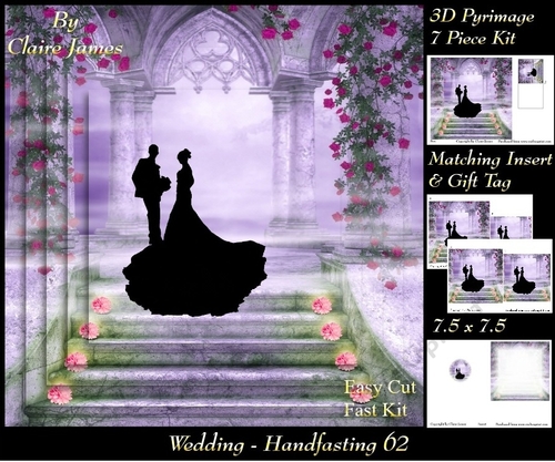 Tying The Knot 62 - Weddings & Handfastings - Pyrimage/pyramid + Matching Insert & Tag 