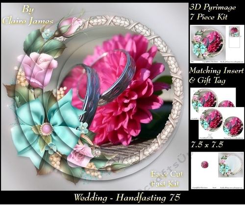 Tying The Knot 75 - Weddings & Handfastings - Pyrimage/pyramid + Matching Insert & Tag 
