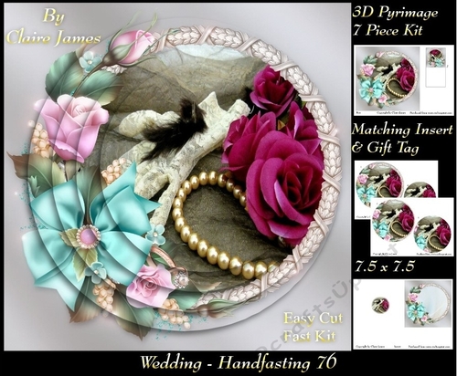 Tying The Knot 76 - Weddings & Handfastings - Pyrimage/pyramid + Matching Insert & Tag 