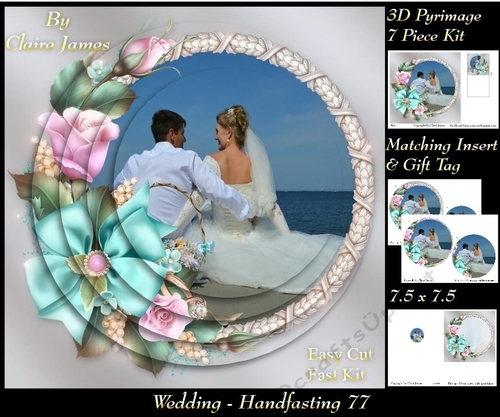 Tying The Knot 77 - Weddings & Handfastings - Pyrimage/pyramid + Matching Insert & Tag 