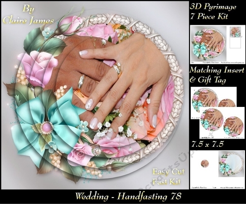 Tying The Knot 78 - Weddings & Handfastings - Pyrimage/pyramid + Matching Insert & Tag 