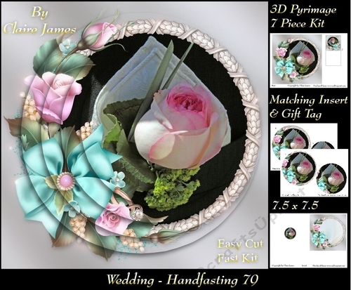 Tying The Knot 79 - Weddings & Handfastings - Pyrimage/pyramid + Matching Insert & Tag 