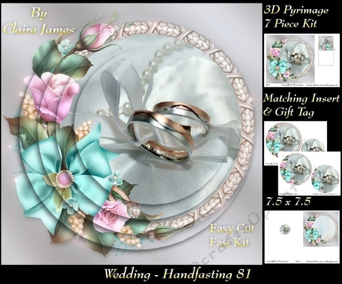 Tying The Knot 81 - Weddings & Handfastings - Pyrimage/pyramid + Matching Insert & Tag 