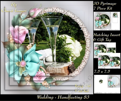 Tying The Knot 83 - Weddings & Handfastings - Pyrimage/pyramid + Matching Insert & Tag 
