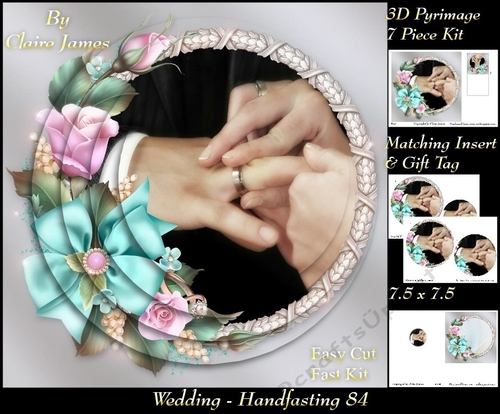 Tying The Knot 84 - Weddings & Handfastings - Pyrimage/pyramid + Matching Insert & Tag 
