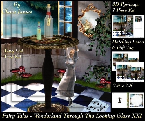 Fairy Tales - Wonderland Through The Looking Glass 21 - Pyrimage/Pyramid + Insert & Tag