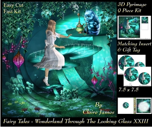Fairy Tales - Wonderland Through The Looking Glass 23 - Pyrimage/Pyramid + Insert & Tag