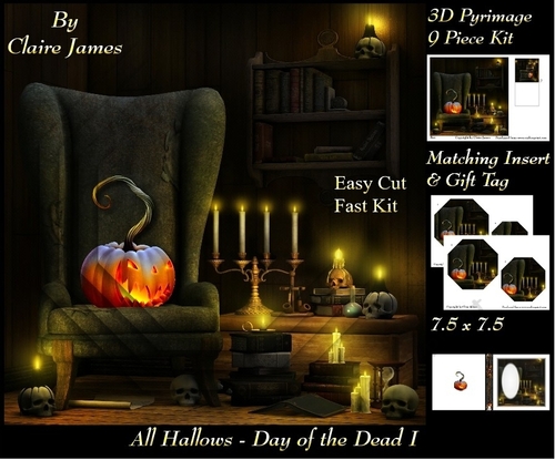 All Hallows Eve - The Day Of The Dead 1 - Pyrimage/Pyramid + Insert & Tag