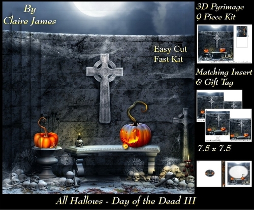 All Hallows Eve - The Day Of The Dead 3 - Pyrimage/Pyramid + Insert & Tag