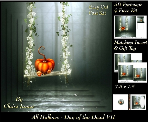 All Hallows Eve - The Day Of The Dead 7 - Pyrimage/Pyramid + Insert & Tag
