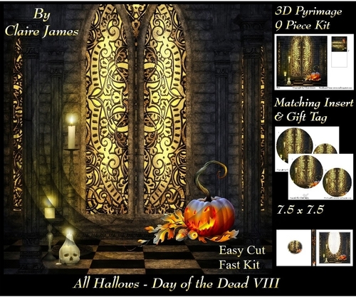 All Hallows Eve - The Day Of The Dead 8 - Pyrimage/Pyramid + Insert & Tag