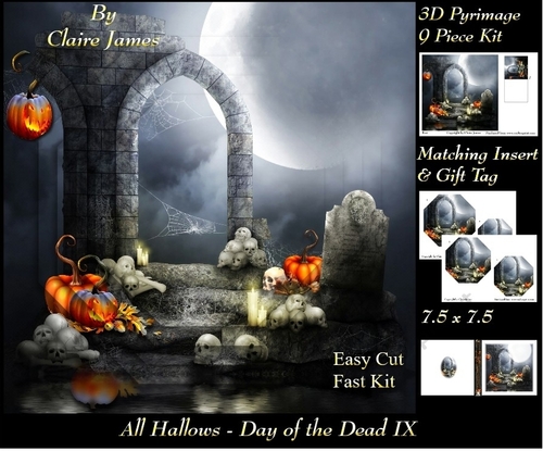 All Hallows Eve - The Day Of The Dead 9 - Pyrimage/Pyramid + Insert & Tag