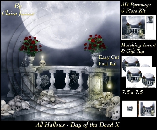 All Hallows Eve - The Day Of The Dead 10 - Pyrimage/Pyramid + Insert & Tag