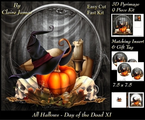 All Hallows Eve - The Day Of The Dead 11 - Pyrimage/Pyramid + Insert & Tag