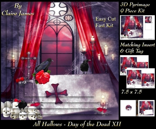 All Hallows Eve - The Day Of The Dead 12 - Pyrimage/Pyramid + Insert & Tag