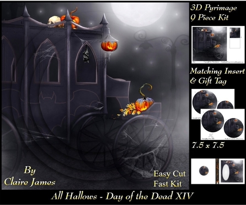 All Hallows Eve - The Day Of The Dead 13 - Pyrimage/Pyramid + Insert & Tag
