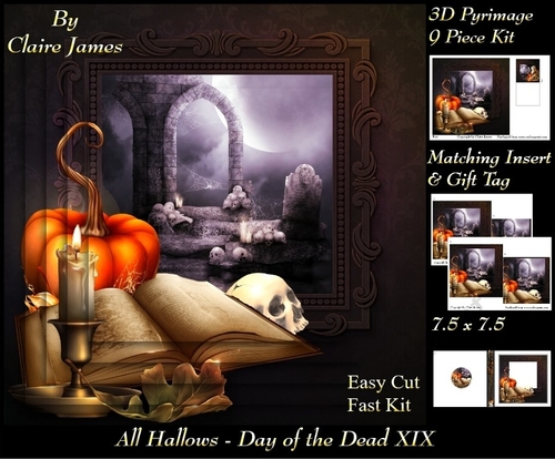All Hallows Eve - The Day Of The Dead 19 - Pyrimage/Pyramid + Insert & Tag