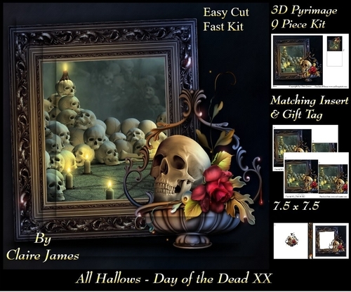 All Hallows Eve - The Day Of The Dead 20 - Pyrimage/Pyramid + Insert & Tag