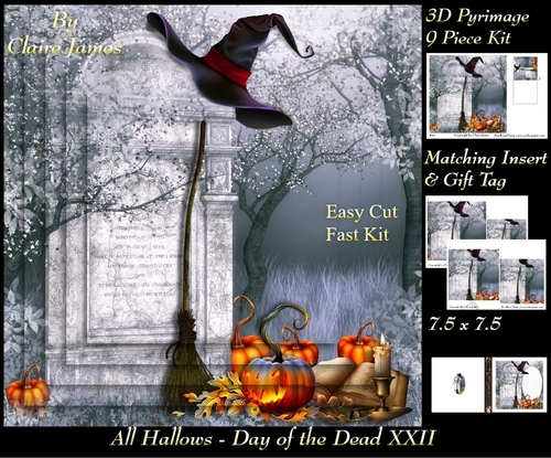 All Hallows Eve - The Day Of The Dead 22 - Pyrimage/Pyramid + Insert & Tag
