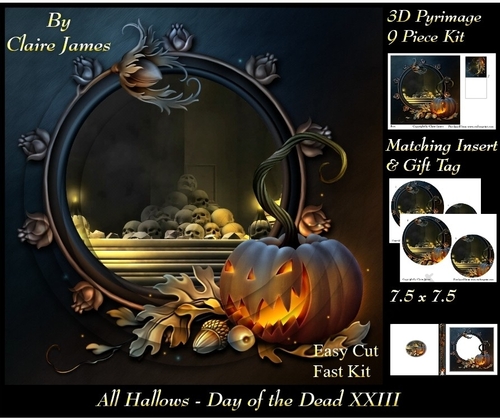 All Hallows Eve - The Day Of The Dead 23 - Pyrimage/Pyramid + Insert & Tag