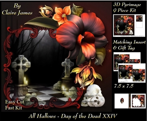 All Hallows Eve - The Day Of The Dead 24 - Pyrimage/Pyramid + Insert & Tag