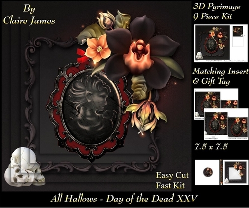 All Hallows Eve - The Day Of The Dead 25 - Pyrimage/Pyramid + Insert & Tag