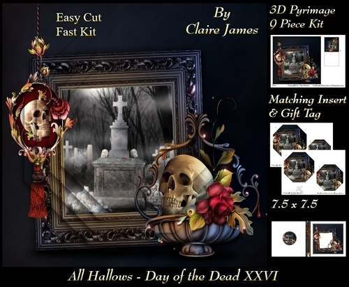All Hallows Eve - The Day Of The Dead 26 - Pyrimage/Pyramid + Insert & Tag