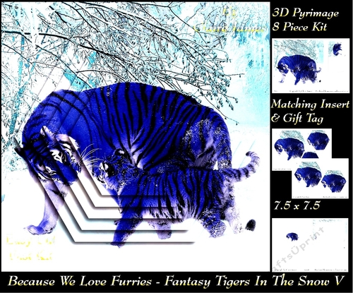 Because We Love Furries - Gorgeous Tigers in the Snow Pyrimage/piramid + Insert & Tag