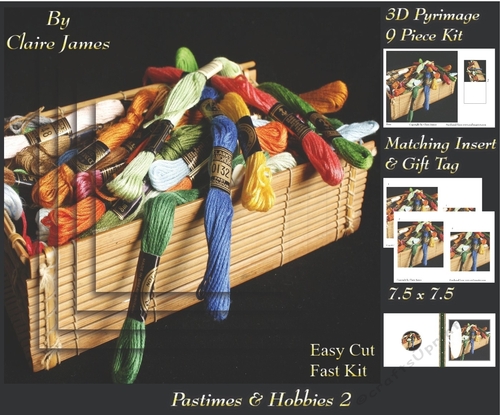 Past Times & Hobbies - Box of Silks - Pyrimage/Pyramid + Insert & Tag