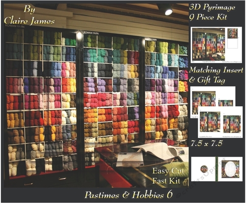 Past Times & Hobbies - Knitters Paradise - Pyrimage/Pyramid + Insert & Tag