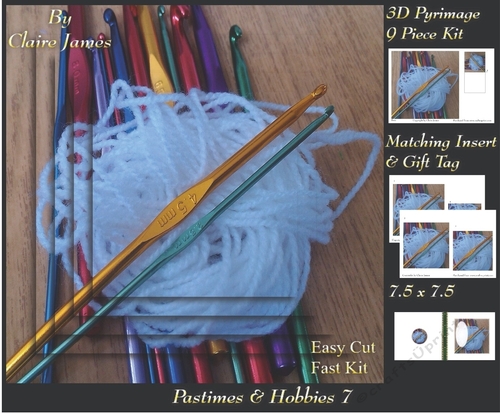Past Times & Hobbies - Crochet - Pyrimage/Pyramid + Insert & Tag