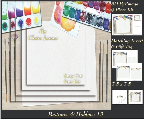 Past Times & Hobbies - Artist Kit - Pyrimage/Pyramid + Insert & Tag