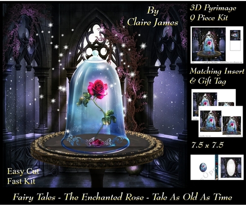 Fairy Tales - The Enchanted Rose - Tale As Old As Time 4 - Pyrimage/Pyramid + Insert & Tag