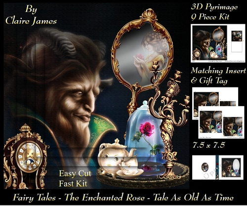 Fairy Tales - The Enchanted Rose - Tale As Old As Time 11 - Pyrimage/Pyramid + Insert & Tag