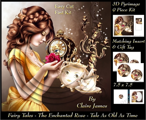Fairy Tales - The Enchanted Rose - Tale As Old As Time 13 - Pyrimage/Pyramid + Insert & Tag