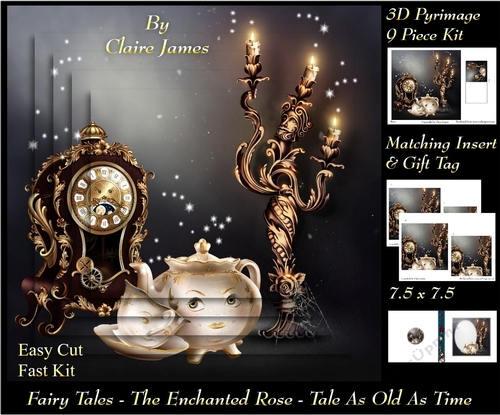 Fairy Tales - The Enchanted Rose - Tale As Old As Time 14 - Pyrimage/Pyramid + Insert & Tag