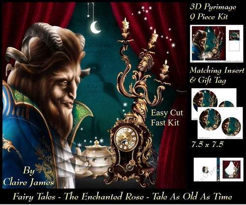Fairy Tales - The Enchanted Rose - Tale As Old As Time 15 - Pyrimage/Pyramid + Insert & Tag