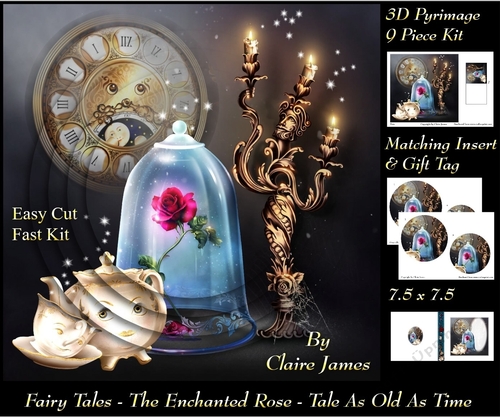 Fairy Tales - The Enchanted Rose - Tale As Old As Time 16 - Pyrimage/Pyramid + Insert & Tag