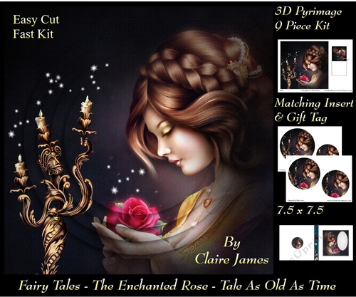 Fairy Tales - The Enchanted Rose - Tale As Old As Time 17 - Pyrimage/Pyramid + Insert & Tag