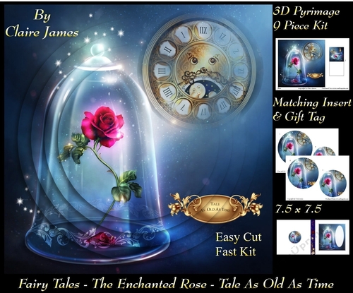 Fairy Tales - The Enchanted Rose - Tale As Old As Time 20 - Pyrimage/Pyramid + Insert & Tag
