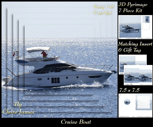 Boats - Coast Guard Rescue - Pyrimage/Pyramid + Insert & Tag