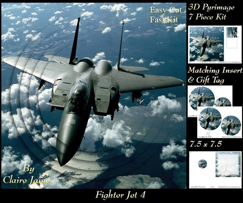 Planes - Fighter Jet 4 - Pyrimage/Pyramid + Insert & Tag