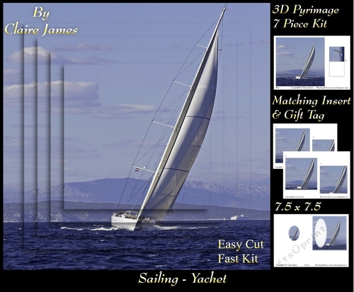 Boats - Sailing Yacht 2 - Pyrimage/Pyramid + Insert & Tag