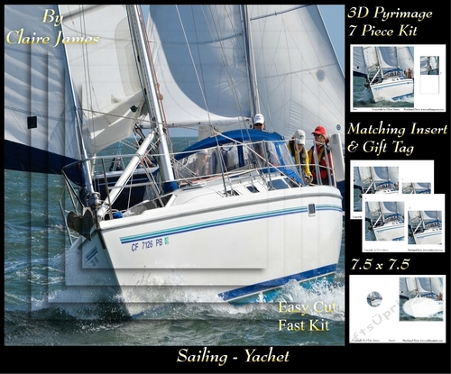Boats - Sailing Yacht 4 - Pyrimage/Pyramid + Insert & Tag