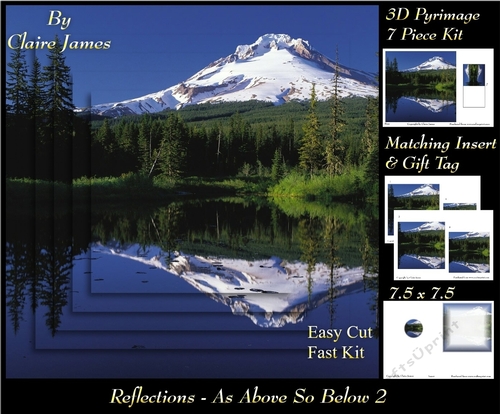 Reflections - As Above So Below 2 - Pyrimage/pyramid + Insert & Tag