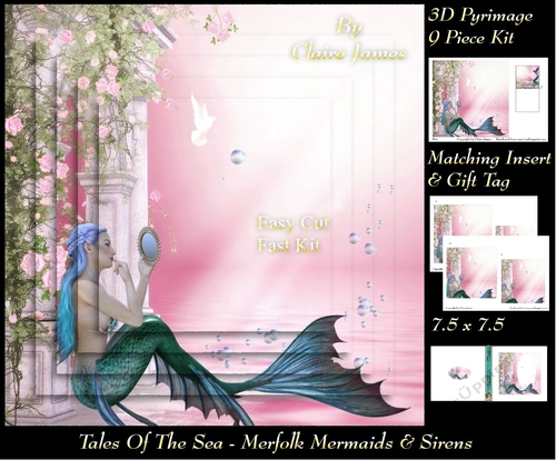 Tales Of The Sea - Merfolk Mermaids & Sirens 5 - Pyrimage/Pyramid + Insert & Tag